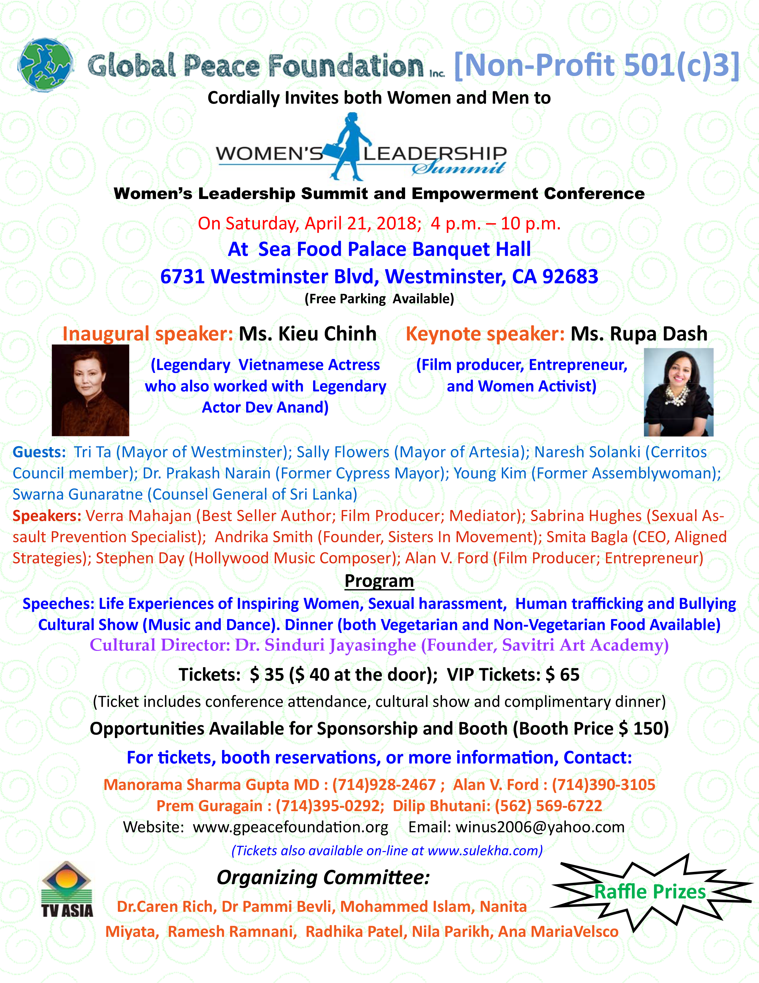 Women's Leadership Summit flyer REVISED